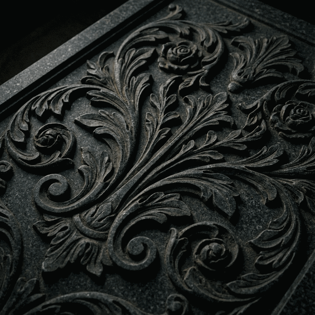 Stone engraving work by Ranjan Engravings